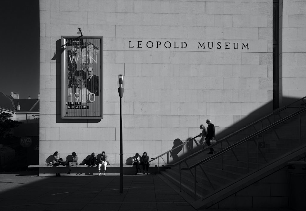 An image of Leopold museum Vienna. A must see for any art-lover in Vienna.